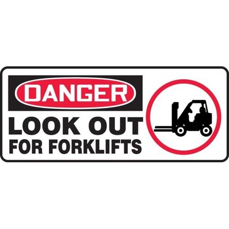 OSHA DANGER SAFETY SIGN LOOK OUT MVHR117XL